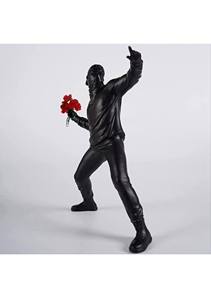 Çiçek Atıcı Heykel Ev Dekoru Için Reçine Heykeli Oturma Odası Için Dekoratif Figürinler Ofis Masası Kitaplık Dekor B (Yurt Dışından) fiyatları