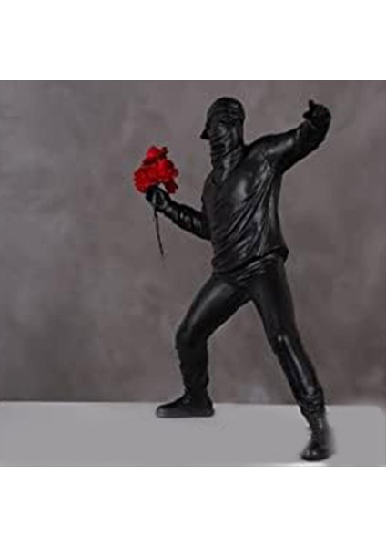 Çiçek Atıcı Heykel Ev Dekoru Için Reçine Heykeli Oturma Odası Için Dekoratif Figürinler Ofis Masası Kitaplık Dekor B (Yurt Dışından) fırsatları