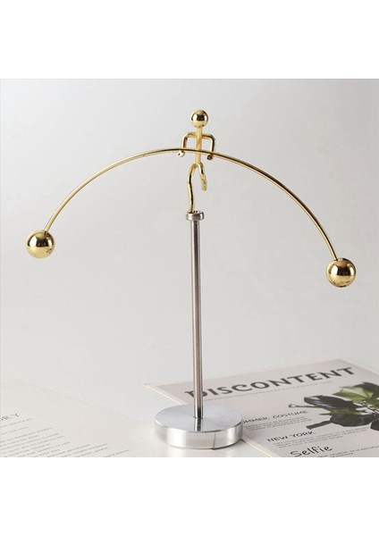 2x Çelik Fizik Oyuncak Kinetik Sanat Dengesi Oyuncak Dengeleme Dekompresif Bilim Psikoloji Ofis Oyuncak Masa Dekoru Altın (Yurt Dışından) fiyatları