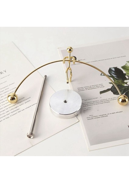 2x Çelik Fizik Oyuncak Kinetik Sanat Dengesi Oyuncak Dengeleme Dekompresif Bilim Psikoloji Ofis Oyuncak Masa Dekoru Altın (Yurt Dışından) modelleri