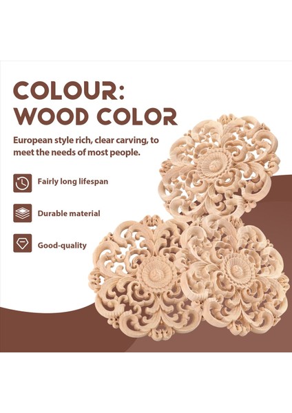 4pcs Ahşap Oyulmuş Onlay Aplike Boyasız Ahşap Aplike Vintage Avrupa Tarzı Oyma Mobilya Dekorasyonu Için (Yurt Dışından) fırsatları