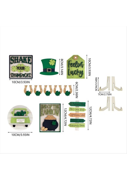 Paskalya Ahşap El Sanatları Katmanlı Tepsi Dekorasyon Dekorasyonu Ev Sahnesi Dekorasyonu 1 (Yurt Dışından)