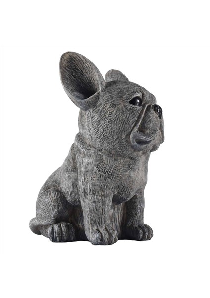 2x Heykel Bahçesi Dekorasyon Köpek Reçine Dekorasyonu Dachshund &amp Fransız Bulldog Heykel Ev Süsleri 17X12X11CM (Yurt Dışından)