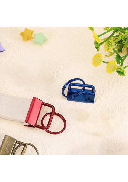 Torba Dokuma Için Anahtarlık Halkaları Olan 20PCS Anahtar Fob Donanımı Siyah (Yurt Dışından) fiyatları