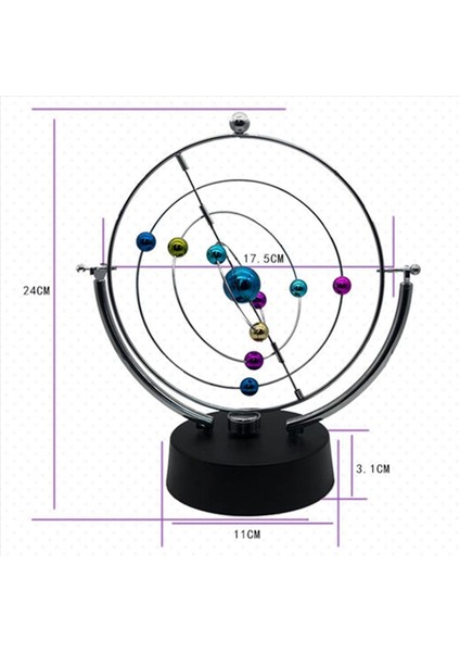2x Kinetik Sanat Asteroid - Sürekli Hareket Masası Oyuncak Ev Dekorasyonu (Yurt Dışından) fırsatları