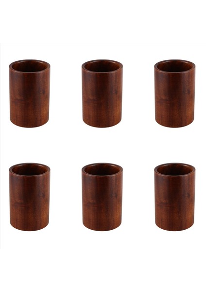 6x Kap Sahibi Ahşap Mutfak Pişirme Kapları Kaşıklar Için Tutucu Tezgah Yemek Masası Masası 3 4 x 3 4 x 5 Inç (Yurt Dışından)