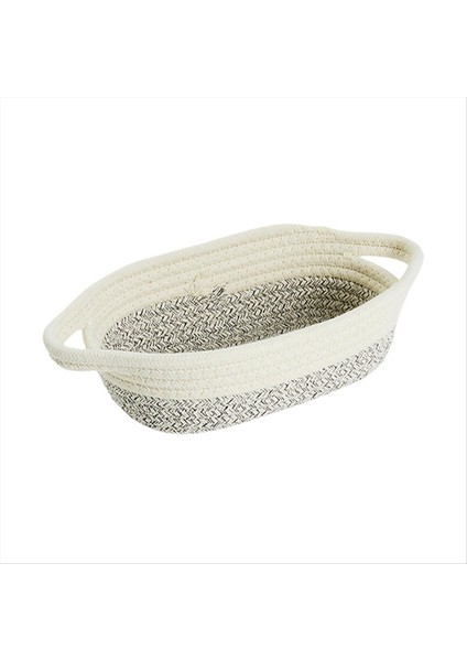 Halat Depolama Sepetleri Organizatör Dokuma Sepet - Giysiler Yataklar Havlular Için Taşınabilir Pamuk Kutuları L (Yurt Dışından)