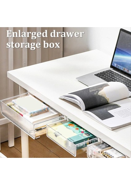 Masa Çekmecesi Altında Kendi Yapışkan-Ofis ve Ev Için Slayt Out Depolama Kutusu Gizli Organizatör A (Yurt Dışından) fiyatları