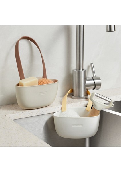 Sarı Mutfak Lavabo Süngerler Sabun Tutucu Banyo Tabak Drenaj Su Sepeti Depolama Kurutma Raf Aksesuar Organizatör (Yurt Dışından) fiyatları