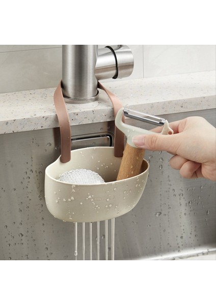 Sarı Mutfak Lavabo Süngerler Sabun Tutucu Banyo Tabak Drenaj Su Sepeti Depolama Kurutma Raf Aksesuar Organizatör (Yurt Dışından) indirimleri