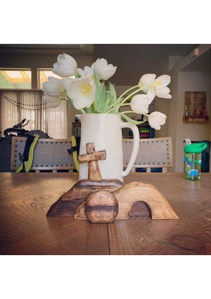 Boş Mezar Paskalya Sahnesi ve Süsleme Isa Diriliş Sahnesi Doğuş Figürinleri Katolik Festivali (Yurt Dışından) indirimleri