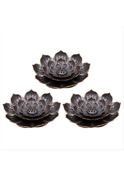 3 Adet Tütsü Brülör Çubuklar Için Tütsü Tutucu Çıkarılabilir Kül Yakalayan Lotus Tütsü Çubuğu Tutucu (Yurt Dışından)