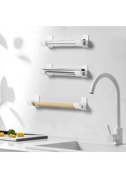 Duvara Monte Çöp Torbaları Tutucu Çöp Torbası Saklama Kutusu Organizatör Plastik Torba Film Konteyner Dağıtıcı Mutfak Rafı Için (Yurt Dışından) fırsatları