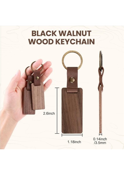 50 Adet Deri Ahşap Anahtarlık Boş Ahşap Anahtarlık Boşlukları Deri Kayış Bitmemiş Ahşap Anahtarlıklar (Yurt Dışından) modelleri