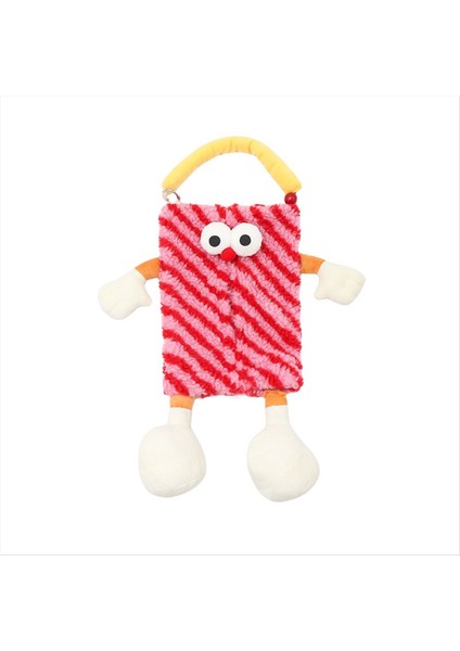 Sevimli Araba Doku Tutucu - Araba Arka Koltuk Doku Tutucu Peluş Karikatür Hayvan Doku Depolama Tutucu Asma Doku Kutusu B (Yurt Dışından)