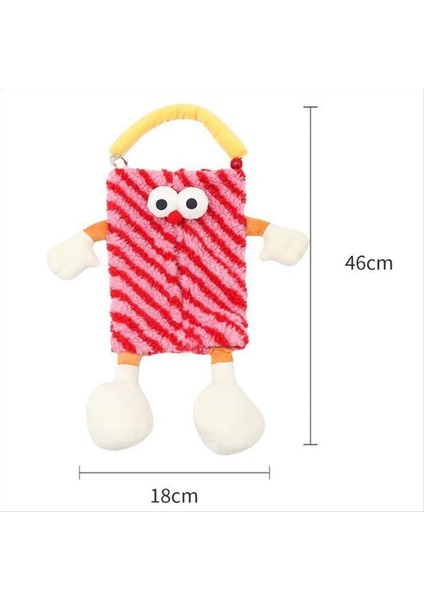 Sevimli Araba Doku Tutucu - Araba Arka Koltuk Doku Tutucu Peluş Karikatür Hayvan Doku Depolama Tutucu Asma Doku Kutusu B (Yurt Dışından) fiyatları