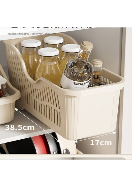 Tekerlek Ev Plastik Atıştırmalık Oyuncak Depolama Mutfak Dolabı Depolama Kutusu ile Mutfak Depolama Sepeti (Yurt Dışından) modelleri