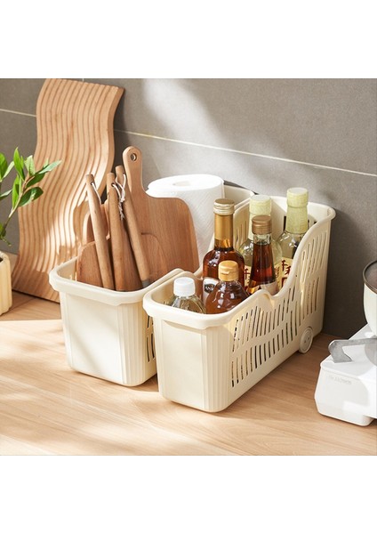 Tekerlek Ev Plastik Atıştırmalık Oyuncak Depolama Mutfak Dolabı Depolama Kutusu ile Mutfak Depolama Sepeti (Yurt Dışından) fırsatları