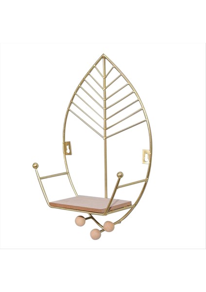 Yatak Şekil Yüzen Raflar Metal Duvar Dekor Ahşap Duvara Monte Depolama Rafı Ev Dekorasyonlar Yatak Odası Altın Için Sanat (Yurt Dışından)