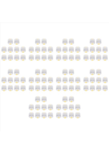 100 Pcs Plastik Protez Diş Kutusu ile Film Li Protez Depolama Kutusu Diş Implant Zarı Diş Kutusu (Yurt Dışından)