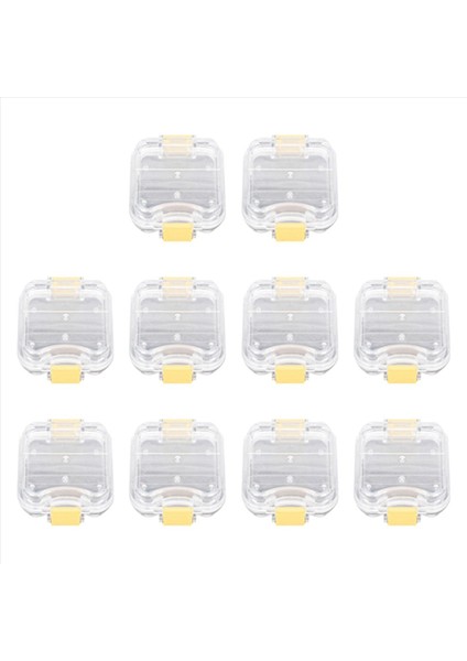 100 Pcs Plastik Protez Diş Kutusu ile Film Li Protez Depolama Kutusu Diş Implant Zarı Diş Kutusu (Yurt Dışından) modelleri