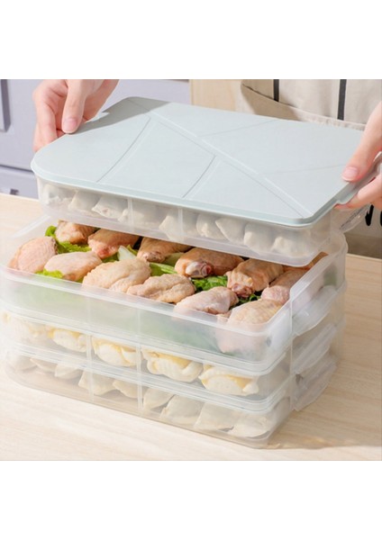 Buzdolabı Daha Net Hamamböceği Dondurucu Hamur Tatlısı Dondurucu Kaplar Dondurucu Gıda Kutu Kapları Mavi (Yurt Dışından) indirimleri