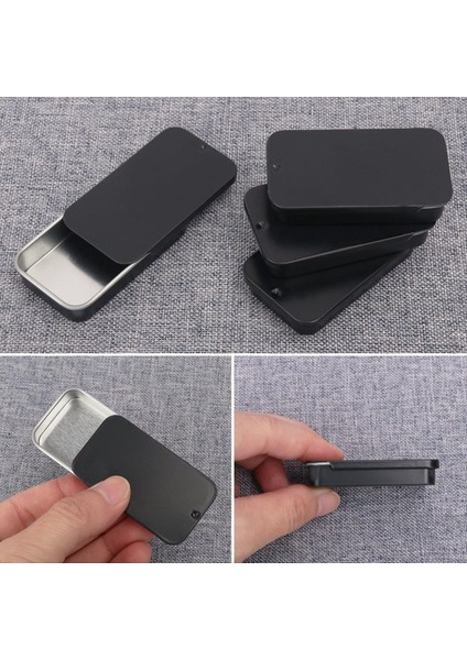 50PCS 2 36X1 3x0 43 Inç Üst Teneke Kapları Kaydırın Kalay Kutu Kabı Küçük Öğeler Için Kapaklı Saklama Kutuları (Yurt Dışından) modelleri