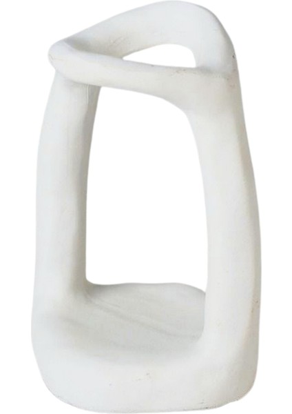 Mum Tutucu Kozmetik Kalem Depolama Rafı Nordic Style Süsler Sevimli El Yapımı Balmumu Süsleri Beyaz (Yurt Dışından)