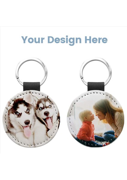 60 Pack Süblimasyon Boşluklar Anahtarlık Pu Deri Deri Anahtarlık Isı Transferi Anahtarlama Çeşitli Türler Süblimasyon Boş (Yurt Dışından)