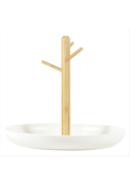 Giriş Yolu Tablosu Için Anahtar Tepsi Anahtarlar Bilezikler Saatler Mücevherler Için 3 Katmanlı Ahşap Rafa Sahip Catchall Tepsi Organizatörü (Yurt Dışından)