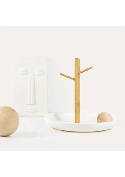 Giriş Yolu Tablosu Için Anahtar Tepsi Anahtarlar Bilezikler Saatler Mücevherler Için 3 Katmanlı Ahşap Rafa Sahip Catchall Tepsi Organizatörü (Yurt Dışından) fiyatları