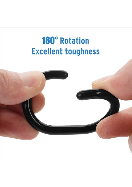 144 Pc Duş Perdesi Yüzükler Banyo Duş Çubuğu Için Plastik Duş Perde Kancaları (Yurt Dışından) indirimleri