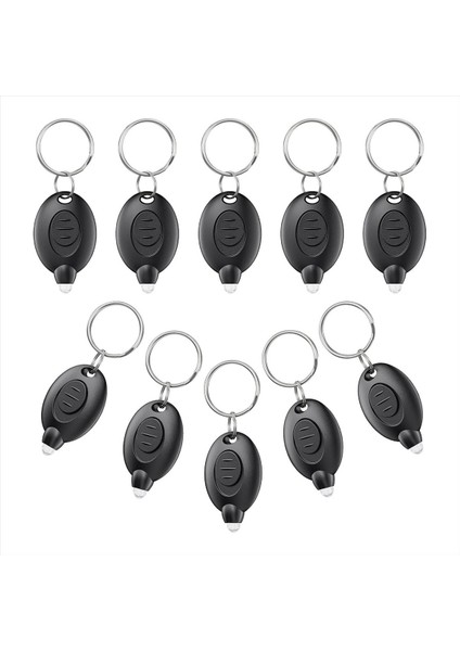 10 Paket LED Anahtarlık El Feneri Mini LED Anahtarlık Işık Taşınabilir Anahtar Yüzük Açık Kamp Yürüyüşü (Yurt Dışından) indirimleri