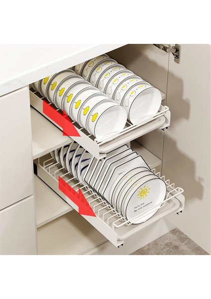 Dolap Rafı Çekme Depolama Tepsisi Mutfak Aksesuarları A (Yurt Dışından) modelleri