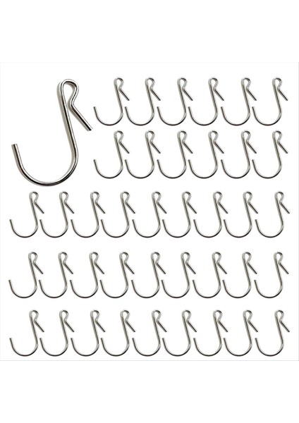 100PCS Oluklu Asılı Kancalar Noel Işıkları Süs Kancası Işık Klipsleri Kapmak Için Xmas Dekorasyonu Dış Dize Işıkları (Yurt Dışından)