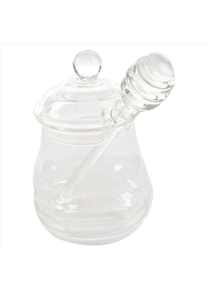 5x Şeffaf Cam Bal Kavanozu Kepçe ile Kaplı Bal Kavanozu Berrak 9 Ons (Yurt Dışından) indirimleri