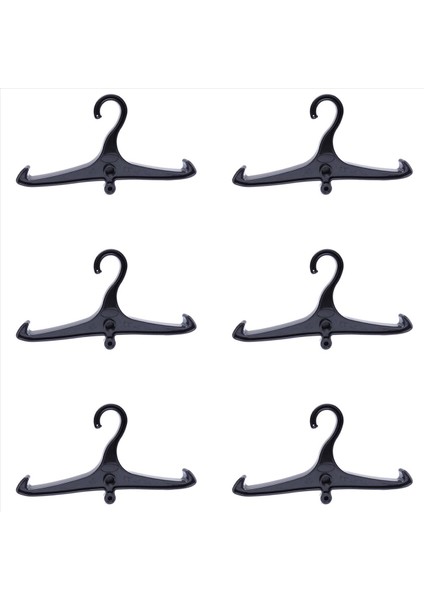 6x Scuba Dalış Askı Hızlı Kurutma Drenaj Şnorkel Sörf Eldivenleri Aksesuarlar Kuru Raf Siyah (Yurt Dışından)