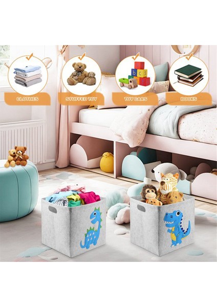 11 8 Inç Keçe Kumaş Depolama Sepeti Modern Dolap Organizatör Kutusu Taşınabilir Katlanır Saklama Kutusu Ev ve Ofis Için (Yurt Dışından) modelleri