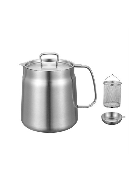 2l Yağ Filtresi Çok Fonksiyonlu Kızartma Sepeti Büyük Kapasiteli Yağ Filtresi Tenceresi (Yurt Dışından)