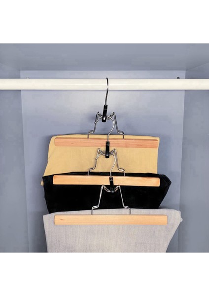 16 Paket Ev Pantolon Rafı Ahşap Sedye Kelepçe Askı Kıyma Olmayan Döner Kanca Yatak Odası Giysileri Organizatör (Yurt Dışından) modelleri