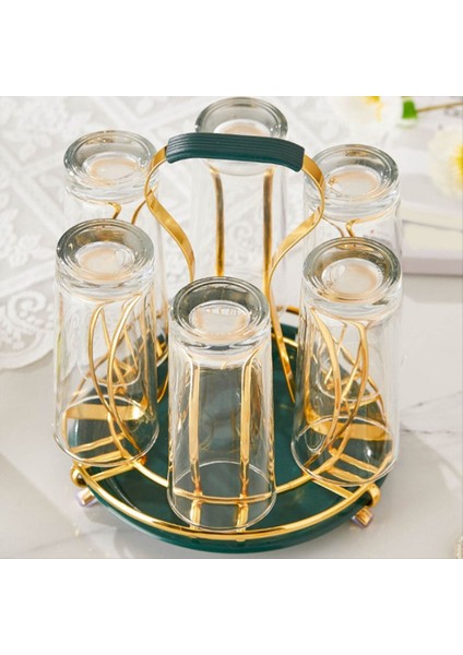 Cam Seramik Kahve Kupaları Su Şişesi Kurutma Raf Organizatör Için Altın Ferforje Drenaj Kupası Tutucu Mutfak Aksesuarları (Yurt Dışından) modelleri