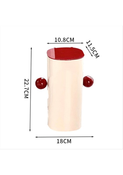 Otomatik Kaldırma Toz Geçirmez Dört Bölmeli Makyaj Fırçası Saklama Tutucusu Kozmetik Makyaj Fırça Tutucuyu Kırmızı (Yurt Dışından) modelleri