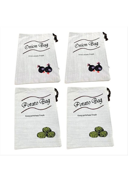 4pcs Patates Patates Depolama Kiler (Yurt Dışından)