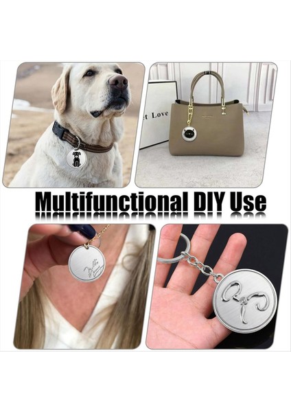 8 Adet Lazer Gravürü Için Boş Meydan Okuma Paraları 1 6 Inç Gravür Akrilik Koruma Kutusu ile Boş Alaşım Paraları Gümüş (Yurt Dışından) fırsatları