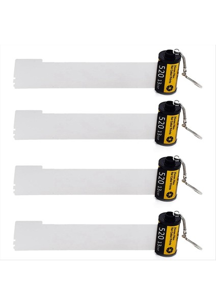 4 Paket Süblimasyon Bellek Filmi Rulo Anahtarlık Çift Taraflı Süblimasyon Boş Kamera Film Roll Benek (Yurt Dışından)