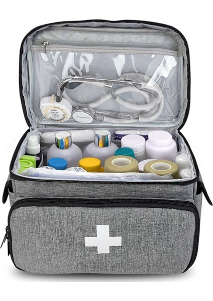 2x Küçük Hemşirelik Depolama Çantası Ev Ilk Yardım Saklama Kutusu Kiti (Yurt Dışından) fırsatları