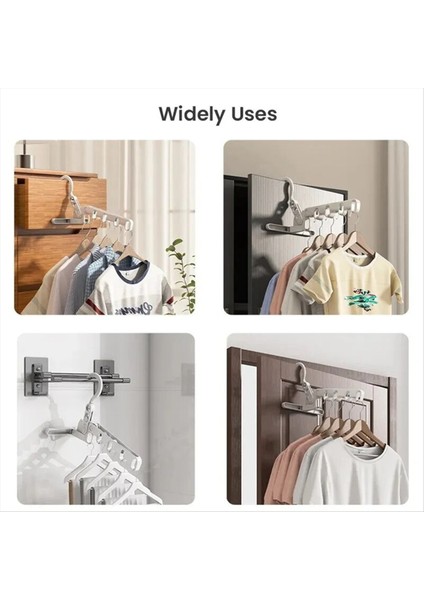 Taşınabilir Katlanabilir Seyahat Kıyafetleri Askı Katlanır Giysileri Kurutma Raf Raf Giysileri Askı Asılı Raf Delikleri (Yurt Dışından) fırsatları