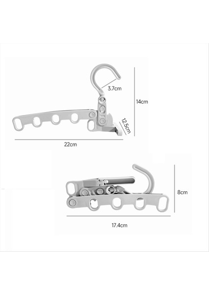 Taşınabilir Katlanabilir Seyahat Kıyafetleri Askı Katlanır Giysileri Kurutma Raf Raf Giysileri Askı Asılı Raf Delikleri (Yurt Dışından) indirimleri