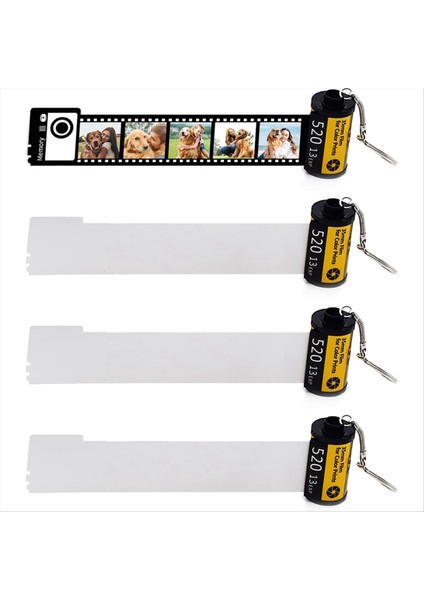 4 Paket Süblimasyon Bellek Filmi Rulo Anahtarlık Çift Taraflı Süblimasyon Boş Kamera Film Roll Benek (Yurt Dışından) indirimleri