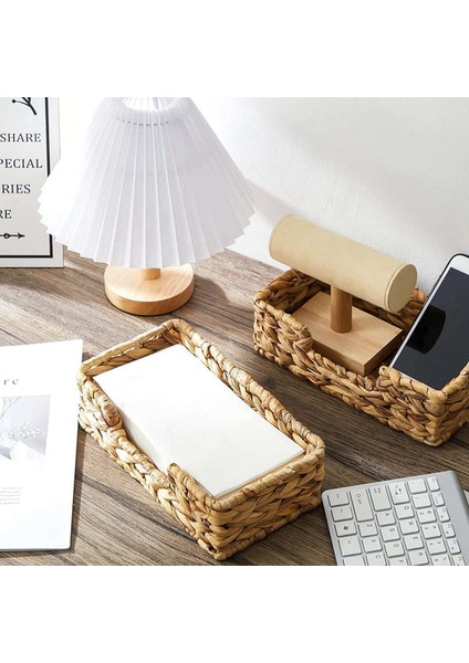 4pcs Banyo Tek Kullanımlık Konuk Havlu Tutucu Uzun Seagrass Dokuma Rattan Hasır Masa El Konuk Havlu Sepet Tepsi L (Yurt Dışından) indirimleri